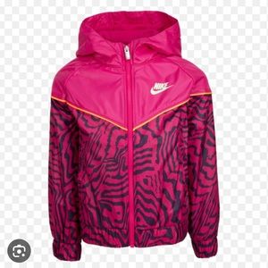 Nike Kids’ Electric Zebra Hooded Windbreaker (Toddler & Little Girl)